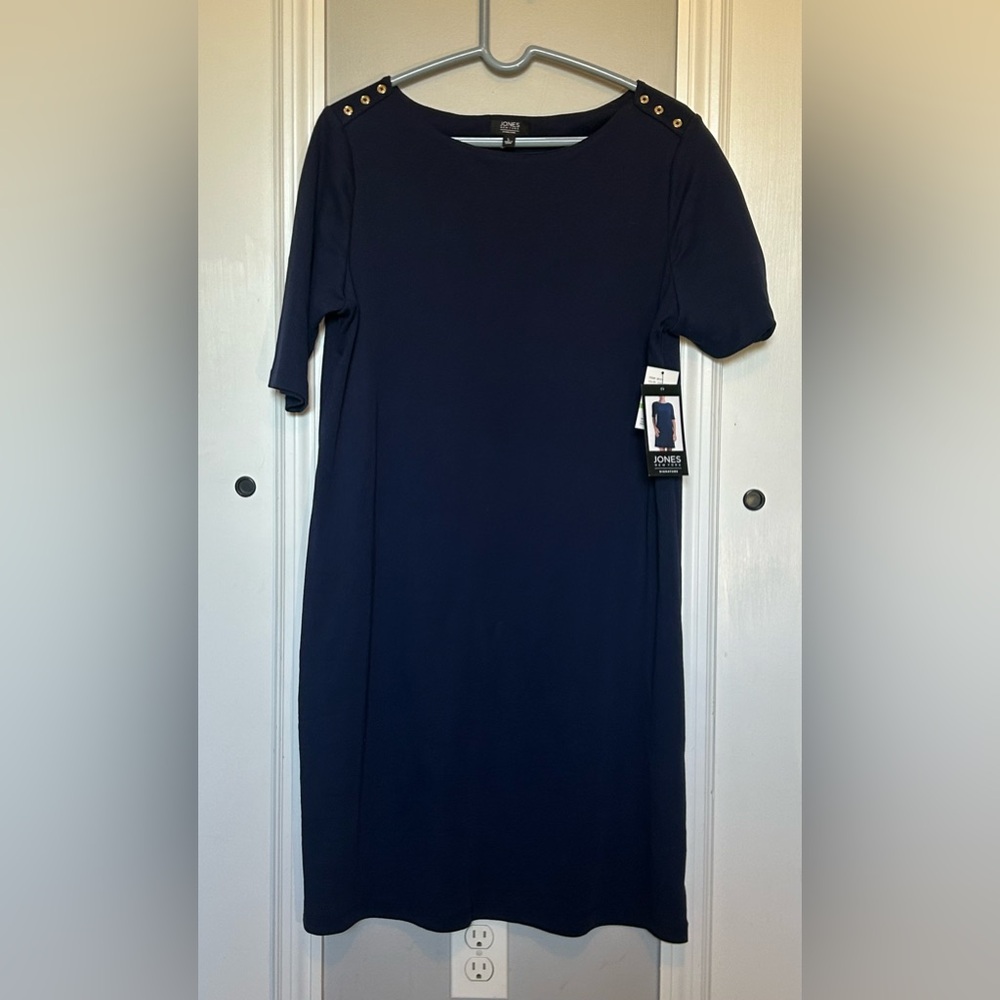 NWT Jones New York Navy Blue Women's Dress